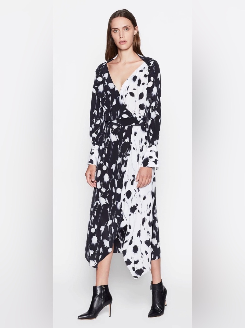Equipment France Neema Faux Wrap Maxi Dress, Size 6